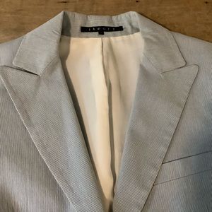 Theory Suit blue/white pin cord -vintage